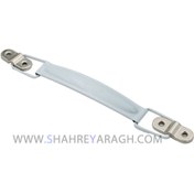 تصویر دستگیره جعبه آنتیک سه تیکه فلزی سفید دستگیره جعبه آنتیک سه تیکه فلزی سفید