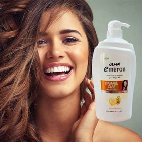 تصویر شامپو تقویت کننده مو امیرون/emeron مدل Damage Care حجم ۱۰۰۰میلی لیتر Emeron Damage Care 1000ml shampoo