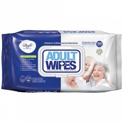 تصویر دستمال مرطوب پاک کننده صورت و بدن بزرگسالان 100 برگ دافی 