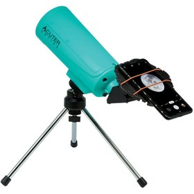 تصویر اکیوتر – تلسکوپ آموزشی مدل Maksy 60 – با کیت عکاسی موبایل 