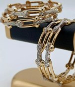 تصویر دستبند طلا زنانه سلین تیفانی 