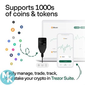 تصویر کیف پول برند Trezor مدل Safe 3 وارداتی آمازون 