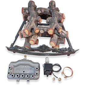 تصویر منقل شومینه کامل 