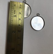 تصویر فریم کفه دار گرد استیل2.5 سانتی 