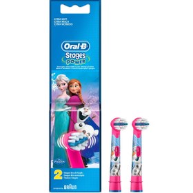 تصویر یدک مسواک برقی oral B بچه گانه-دخترانه 