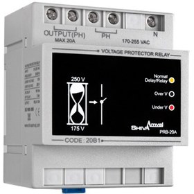 تصویر محافظ ولتاژ 20A شيوا امواج کد 20B1 