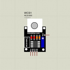 تصویر کتابخانه پروتئوس ماژول سنسور جریان wcs1600 