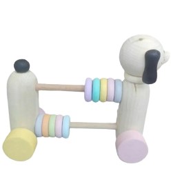 تصویر سگ چرتکه چوبین Wooden abacus dog