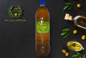 تصویر روغن زیتون بکر بودار - یک و نیم لیتری 