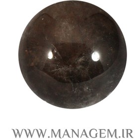 تصویر گوی سنگ کوارتز دودی 