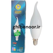 تصویر لامپ اشکی LED ۷ وات نچرال 