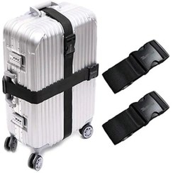 تصویر کمربند چمدان مشکی یک عددی 