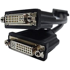 تصویر تبدیل 59 پین نری DVI به دو سر مادگی DVI برند ZICO ا ZICO 59 PIN Male DVI Port to 2 Female DVI Port Converter ZICO 59 PIN Male DVI Port to 2 Female DVI Port Converter
