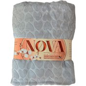 تصویر پتو مسافرتی یک نفره شادیلون مدل Nova سایز 220x150 سانتی‌متر - طوسی روشن 