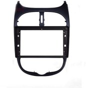 تصویر قاب مانیتور فابریک پژو 206 سایز 11 اینچ 