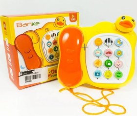 تصویر اسباب بازی تلفن طرح اردک کد BK0516 