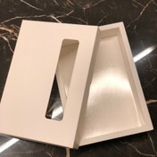 تصویر جعبه پنجره دار شیرنی و شکلات۲۴*۱۴*۴ 