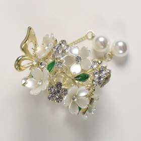 تصویر کلیپس مو گل طلایی مدل 3392 