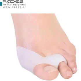 تصویر پد سیلیکونی فاصله دهنده انگشت شست پا 2 انگشت فوت کر | Footcare 