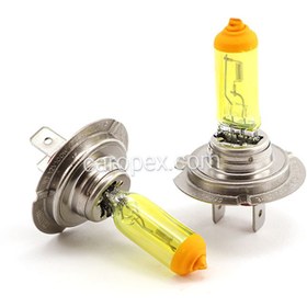 تصویر لامپ زرد چراغ جلو لی تک Lee tech کره ای بسته 2 عددی 