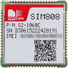تصویر ماژول GSM SIM808 