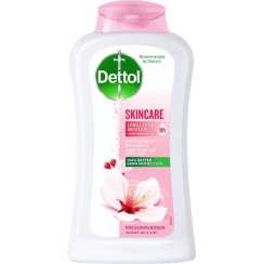 تصویر شامپو بدن آنتی باکتریال با رایحه شکوفه ساکورا دتول مدل Dettol Skincare Rose body shampoo Dettol Skincare Rose body shampoo 300ml