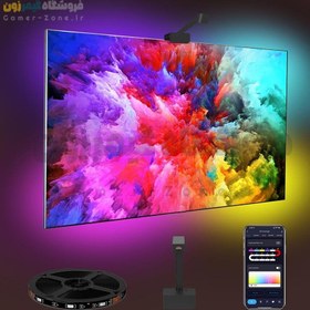 تصویر کیت همگام سازی نور پس زمینه تلویزیون مدل دوربین دار Camera TV Backlight Screen Color Sync Kit (WiFi) 