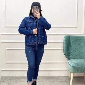 تصویر کت جین ترک - مشکی 