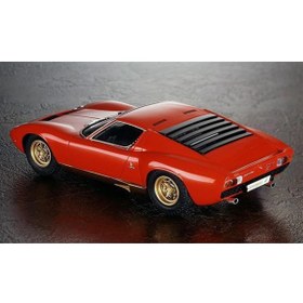 تصویر ماکت مردانه و زنانه ترازو Hc13 21213 1/24، Lamborghini Miura Sv، کیت مدل پلاستیکی خودرو Hasegawa 