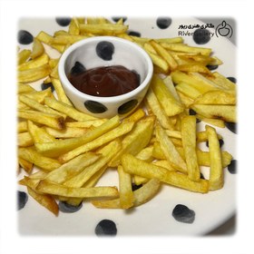 تصویر مزه خوری سرامیکی دست ساز نقطه نقطه 