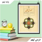 تصویر پاورپوینت سوره تغابن و ملک و هیهات منا الذله درس نهم قرآن نهم 