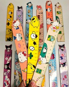 تصویر خطکش چوبی سانریو 