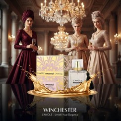 تصویر عطر ادوپرفیوم زنانه وینچستر مدل لالیک لامور حجم ۱۰۰ میل خنک و شیرین 