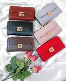 تصویر کیف پول زنانه قفل رادیویی 