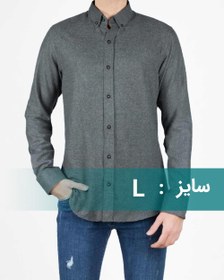 تصویر پیراهن پشمی ساده مردانه اسپرت 