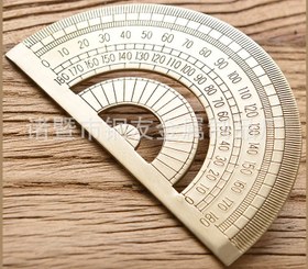 تصویر نقاله برنجی دانشجویی drawing copper ruler brass ruler student stationery 