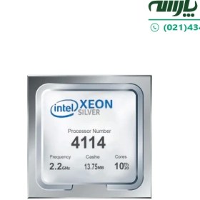 تصویر پردازنده بدون باکس اینتل Xeon Silver 4114 Skylake Intel Xeon Silver 4114 Skylake LGA 3647 Tray Processor