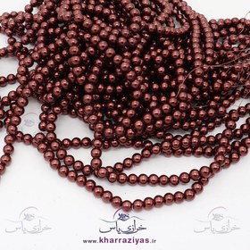 تصویر مروارید سنگی سایز 8 شکلاتی 