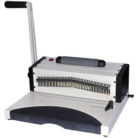 تصویر دستگاه صحافی فنر فلزی مورب Qtech 9028 