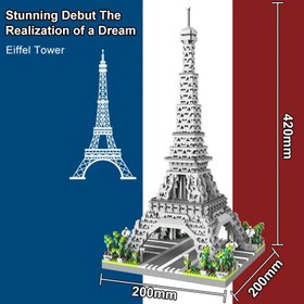 تصویر لگو برج ایفل پاریس 3000+ قطعه 