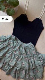 تصویر دامن چین چینی کد۱۰۲۵ - کد 