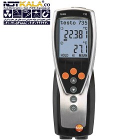 تصویر دماسنج تماسی سه کاناله تستو TESTO 735 testo 735-2 735-1 Multichannel thermometer