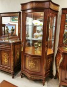 تصویر بوفه ویترین مدل ناز از چوب راش 