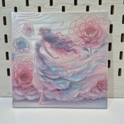 تصویر نقاشی الماسی بوم فرشته 30×30 (آسیب دیده) 