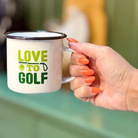 تصویر ماگ لعابى فلزى فانتزى طرحدار كد ١٢٢٥ 