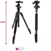 تصویر سه پایه دوربین عکاسی مونوپاد دار زومی مدل Zomei M6 