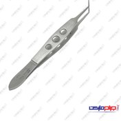 تصویر پنس کاشت مو سرکج تیتانیومی 