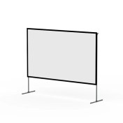 تصویر پرده نمایش ایستاده 100 اینچ سفید ونبو Wanbo مدل folding projector screen 