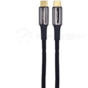 تصویر کابل شارژ باوین مدل Cb286 دو سر تایپ سی Bavin charging cable model Cb286 double type C