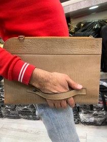 تصویر کیف پوشه چرم مدل برنا Borna leather folder bag